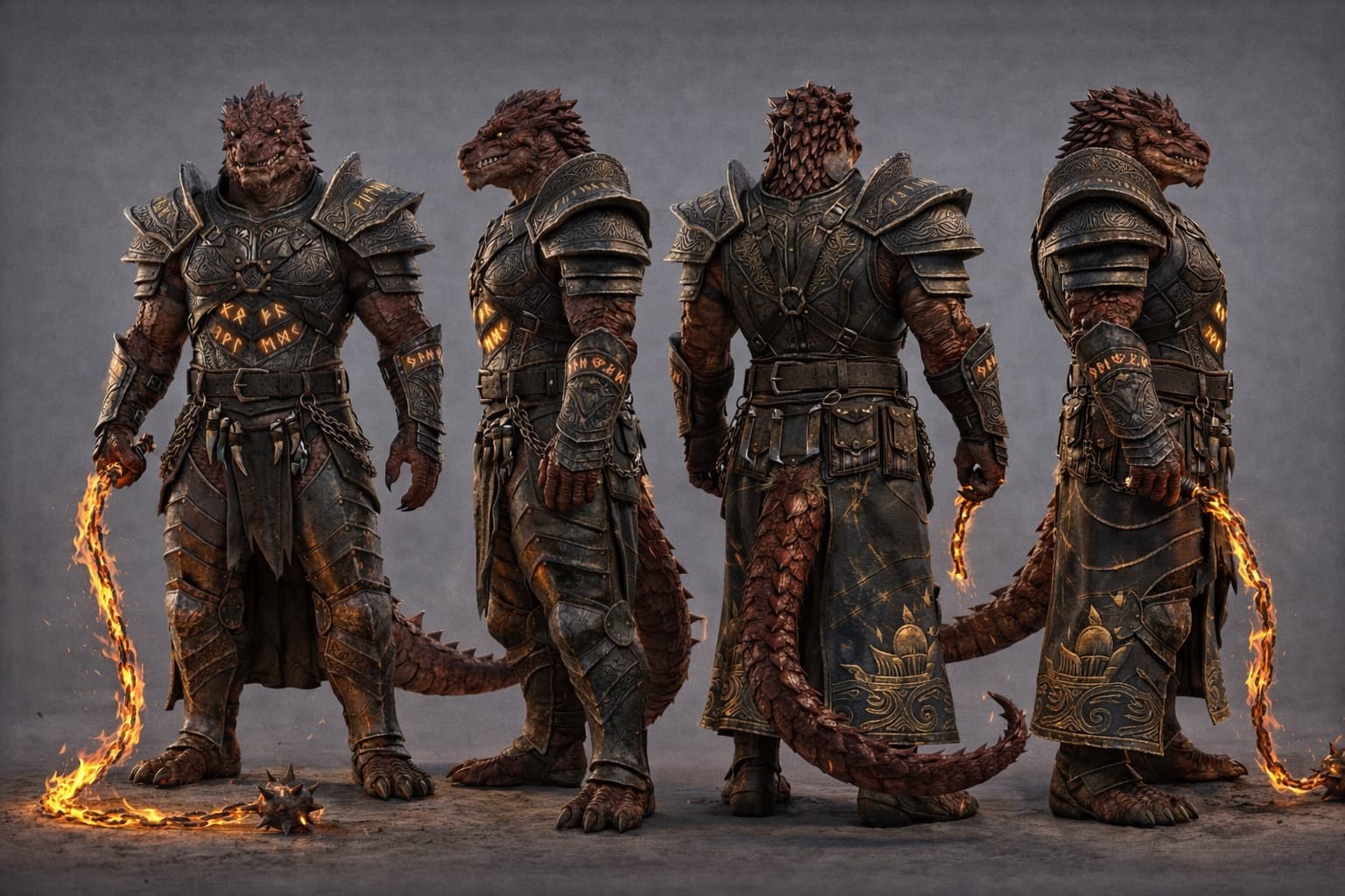 Vorax — 3D Model Sheet