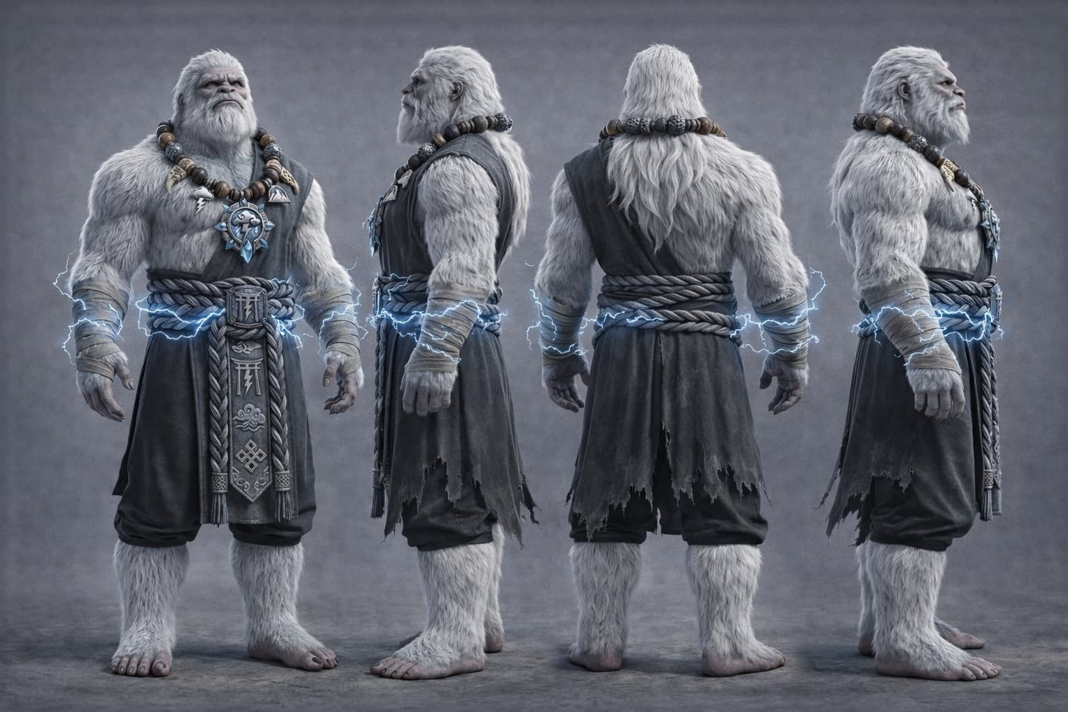 Elder Zenron — 3D Model Sheet