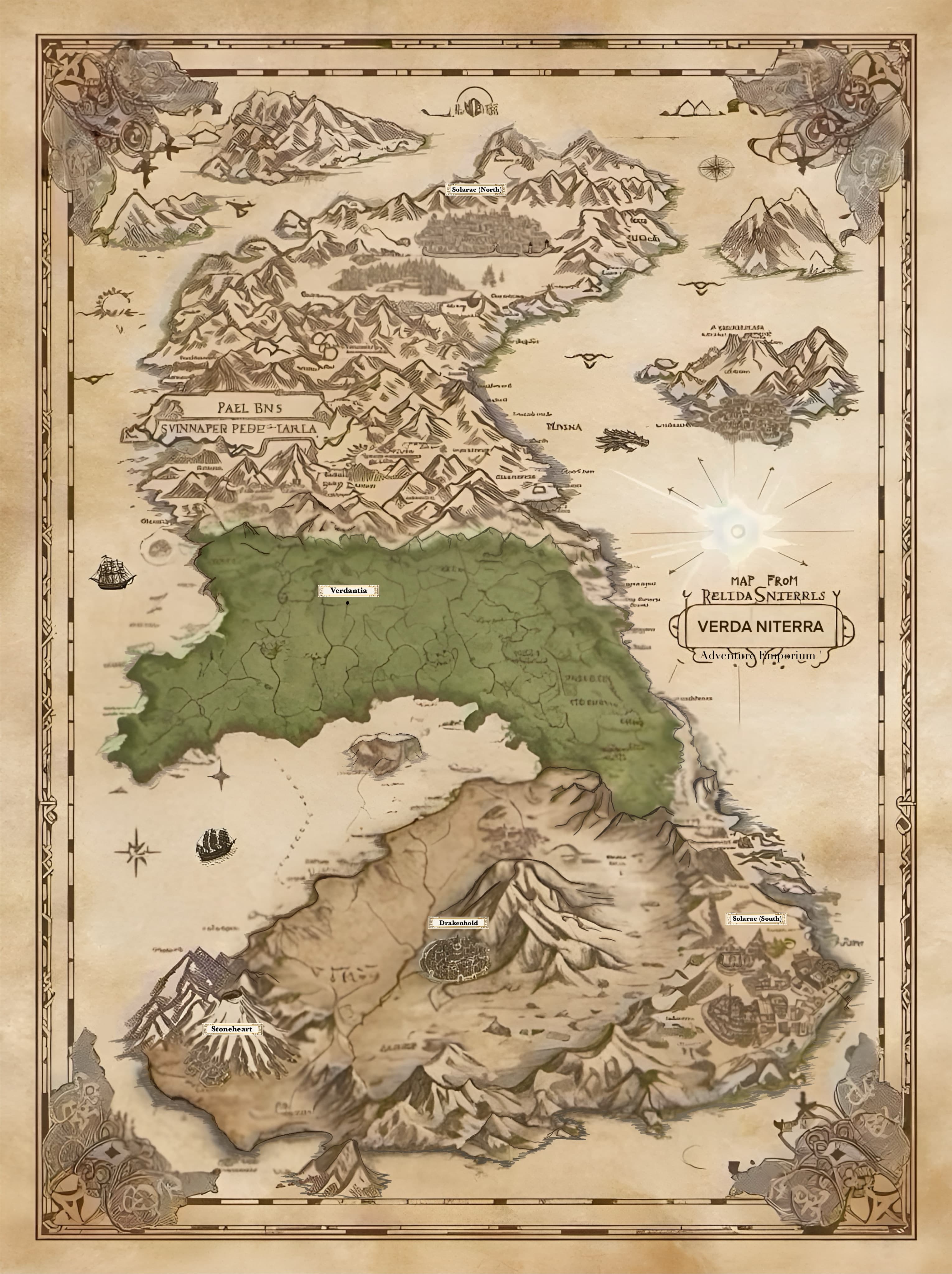 Map of Verda Niterra