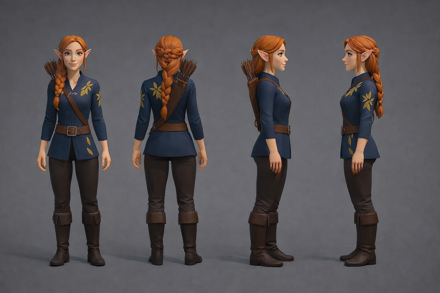 Nimh'Riel Aïlender — 3D reference views